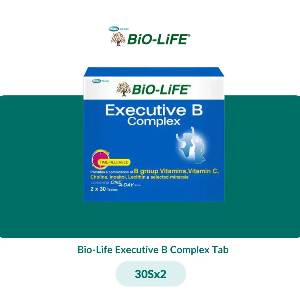 Bio-Life Executive B Complex Tab (30Sx2/100Sx2) - 30S X 2