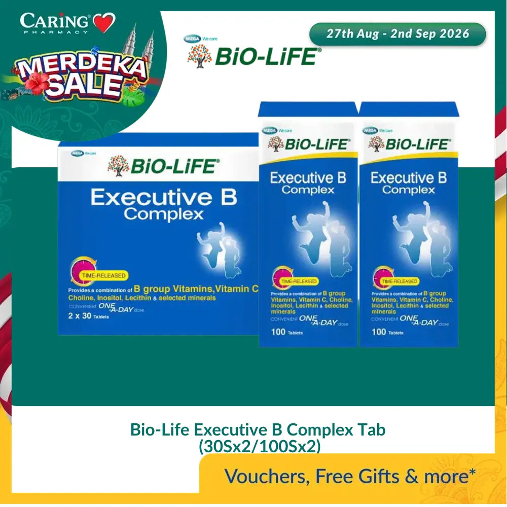 Bio-Life Executive B Complex Tab (30Sx2/100Sx2)
