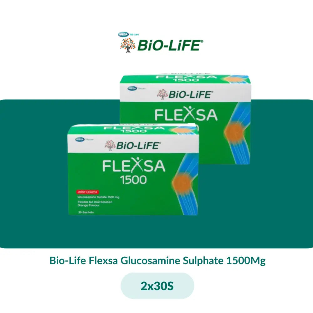 Bio-Life Flexsa Glucosamine Sulfate 1500Mg (30s/2x30s) - 2X30S