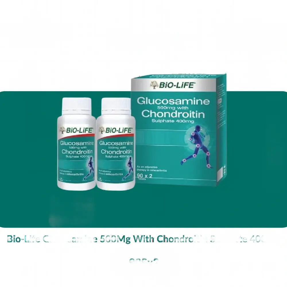 Bio-Life Glucosamine 750mg (30s/100sx3)/ 500mg With Chondroitin Sulphate 400mg (30S/90Sx2) - Glucosamine 500mg With