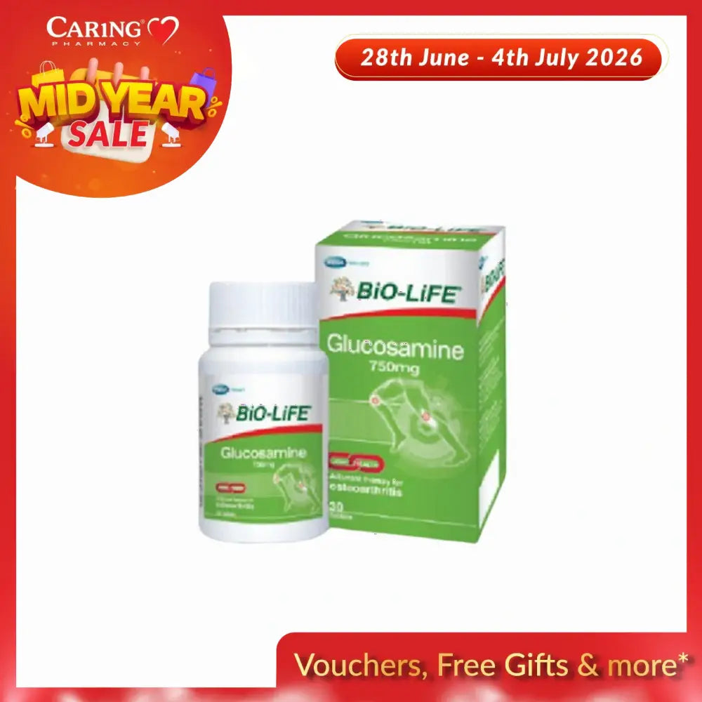 Bio-Life Glucosamine 750Mg 30S