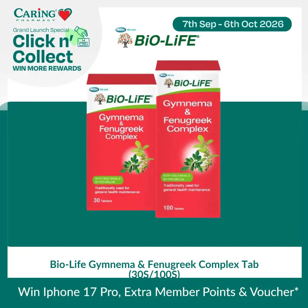 Bio-Life Gymnema & Fenugreek Complex Tab (30S/100S)