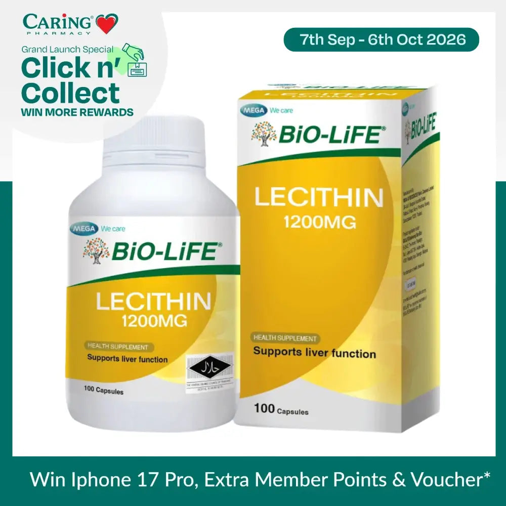 BIO-LIFE LECITHIN 1200MG 100S