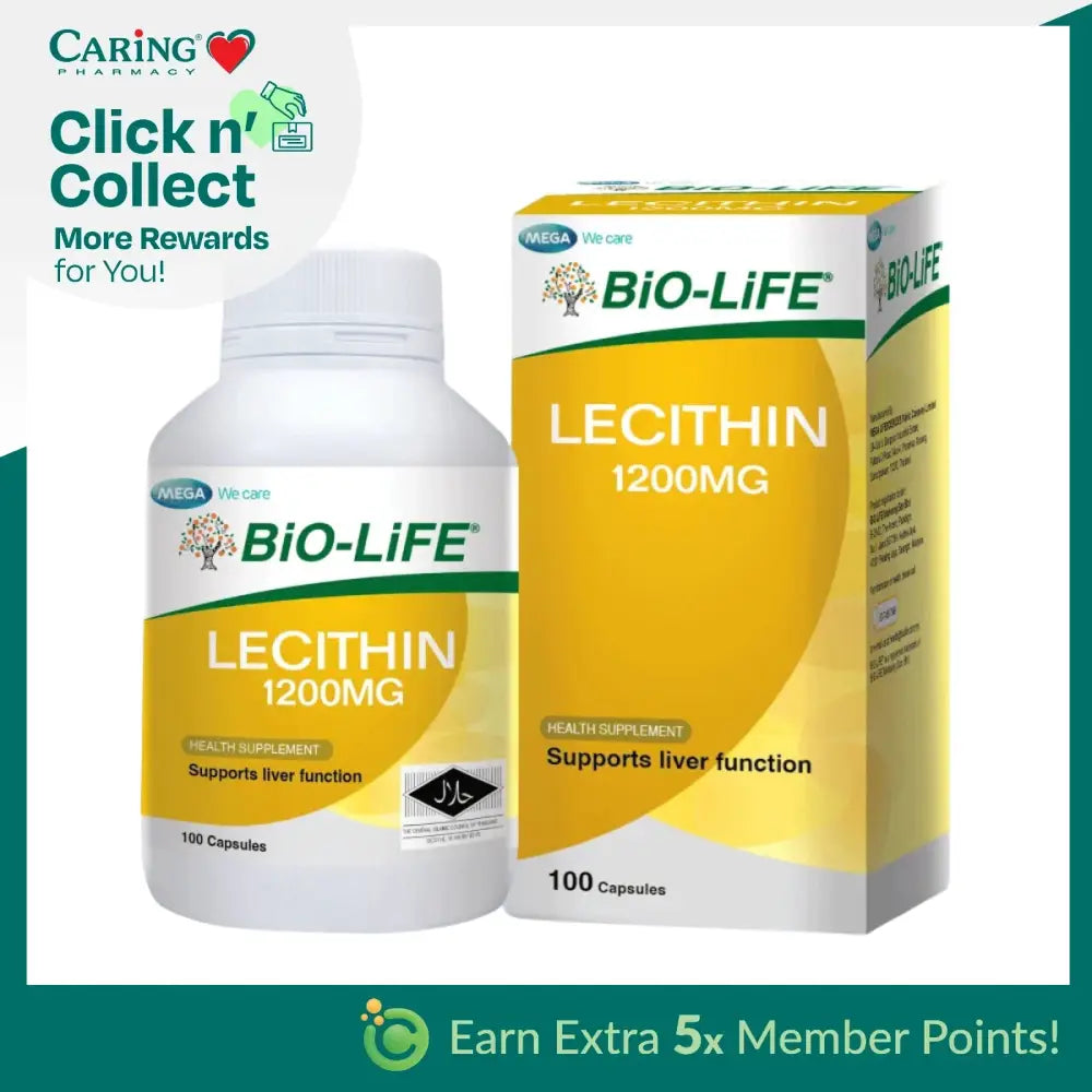 BIO-LIFE LECITHIN 1200MG 100S