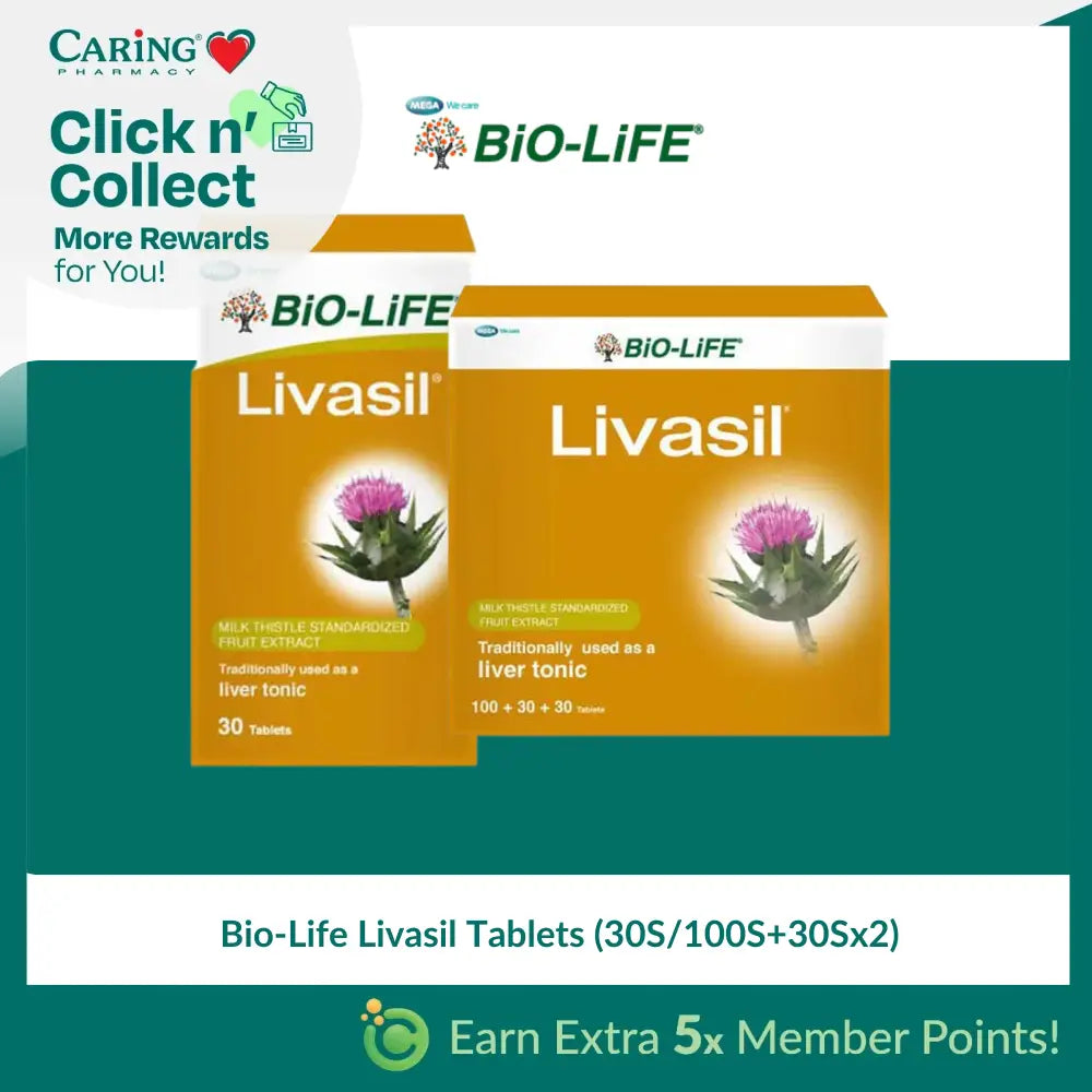 Bio-Life Livasil Tablets (30S/100S + 30Sx2)