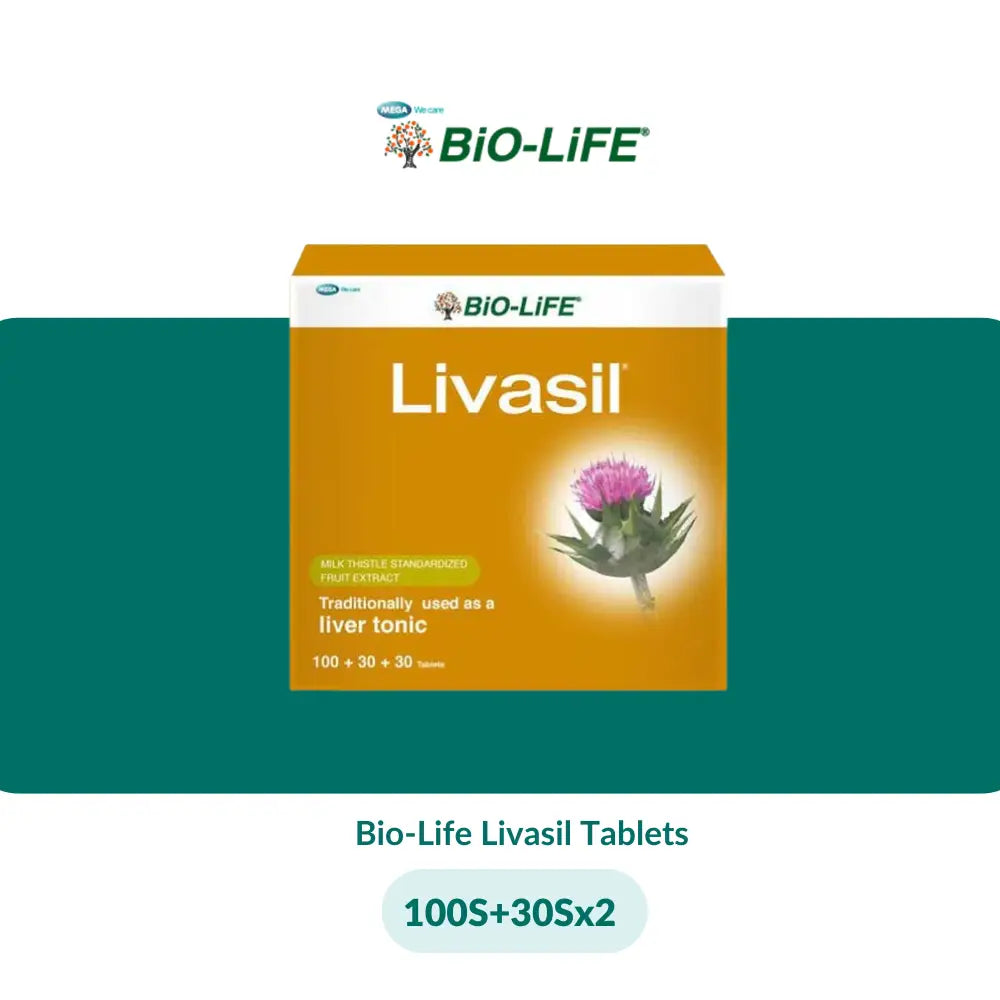 Bio-Life Livasil Tablets (30S/100S + 30Sx2) - 100S + 30S X2
