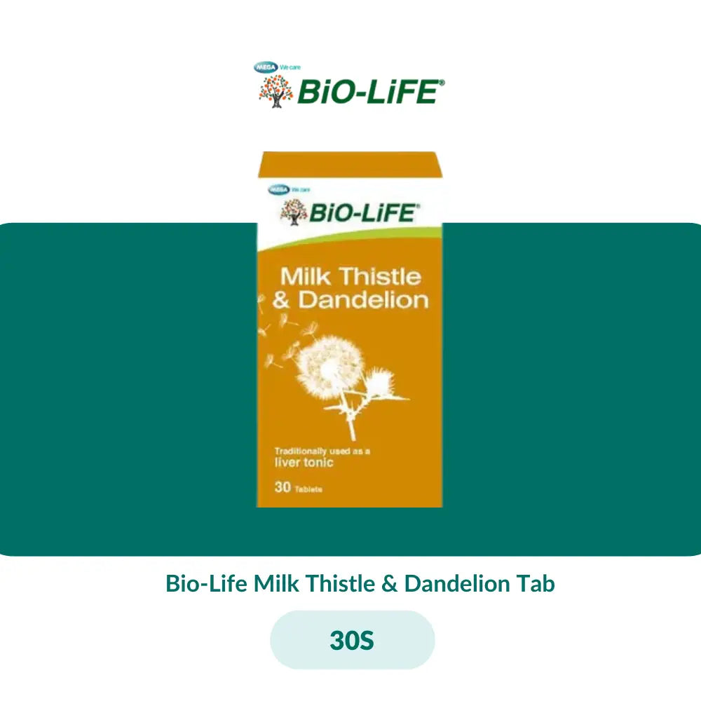 Bio-Life Milk Thistle & Dandelion Tab (30S/30Sx2/350S + 30S) - 30S