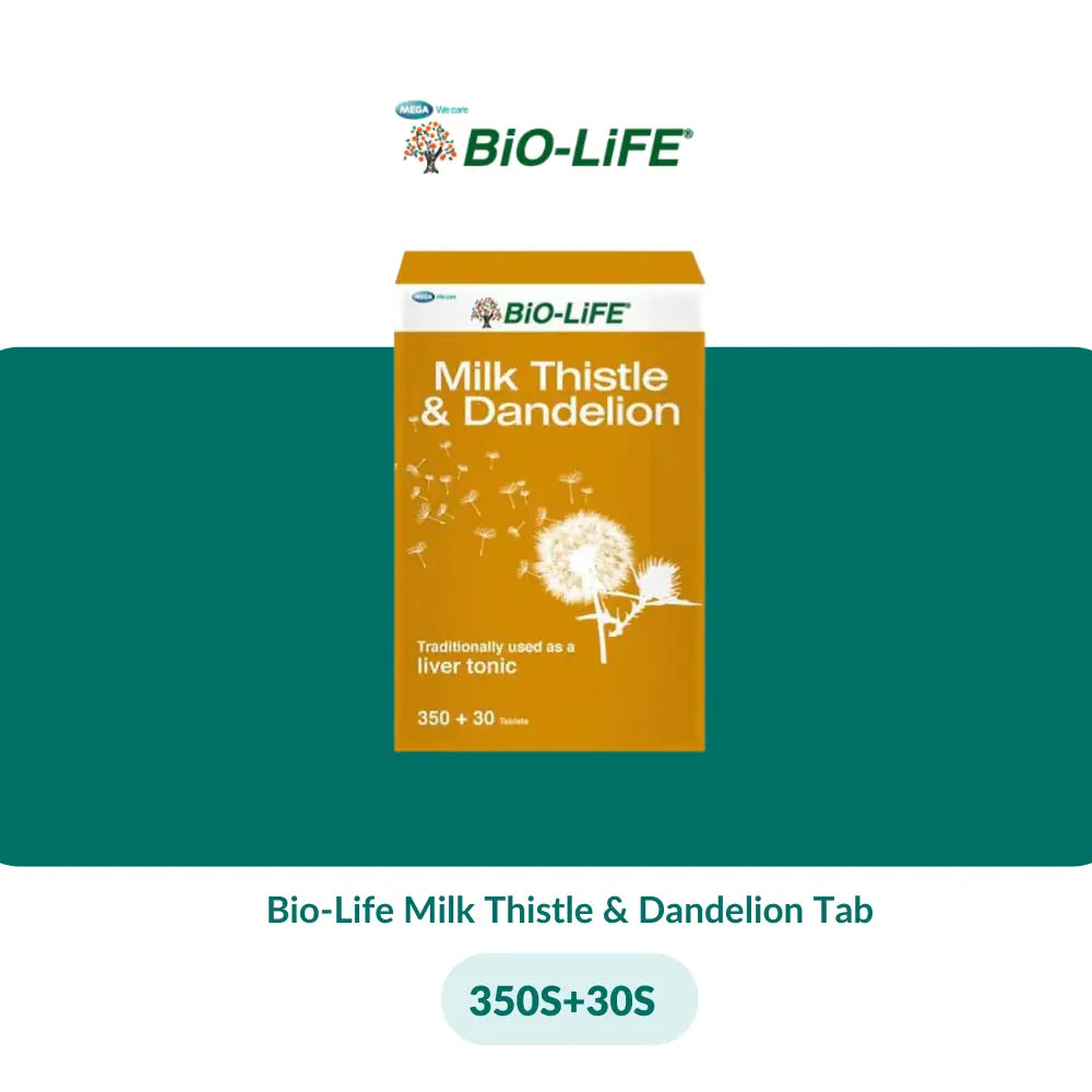 Bio-Life Milk Thistle & Dandelion Tab (30S/30Sx2/350S + 30S) - 350S + 30S