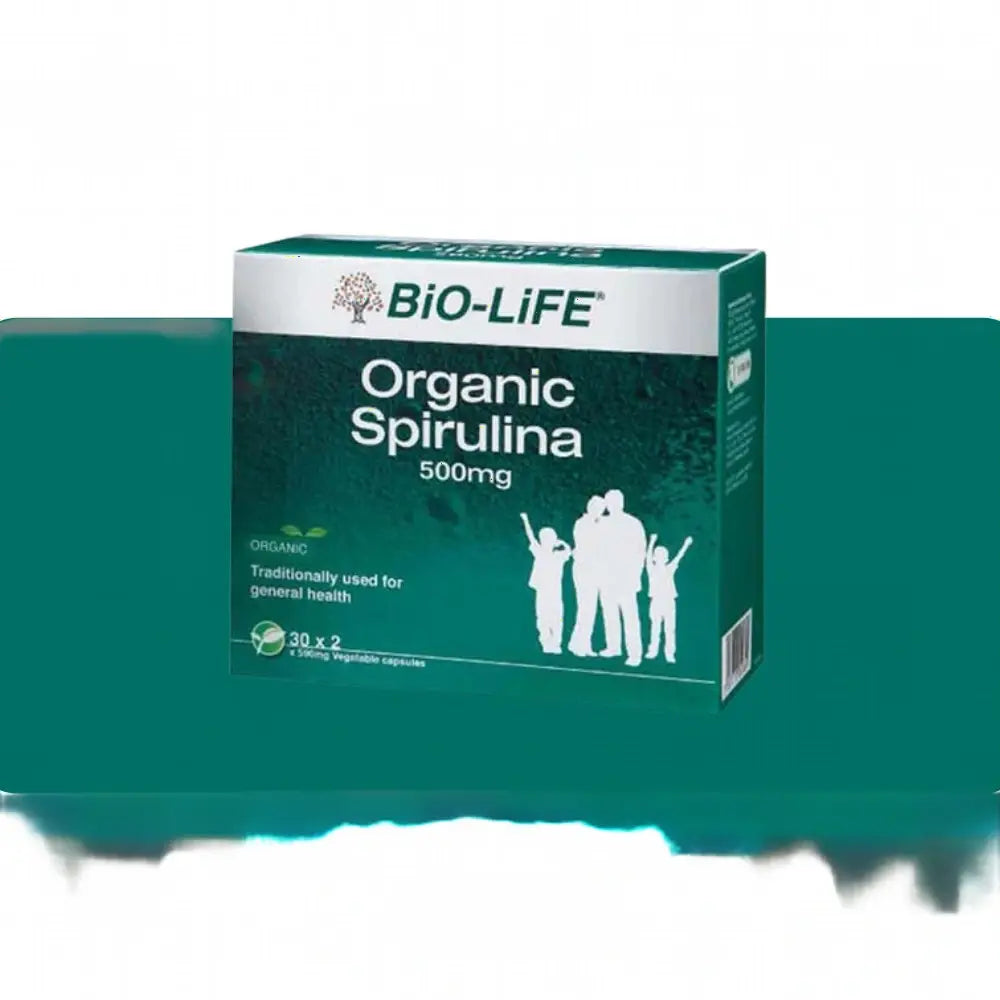 Bio-Life Organic Spirulina Vegecap (30Sx2/100Sx2) - 30Sx2