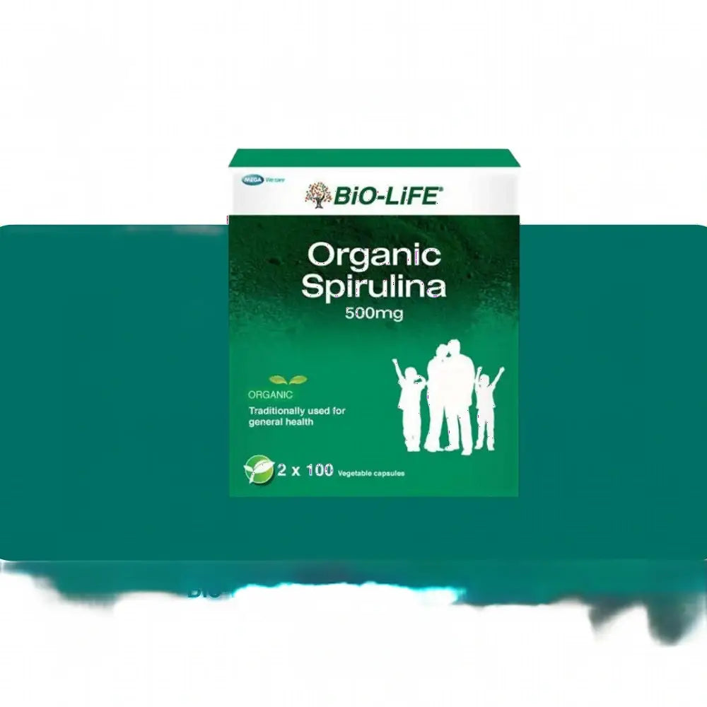 Bio-Life Organic Spirulina Vegecap (30Sx2/100Sx2) - 100Sx2
