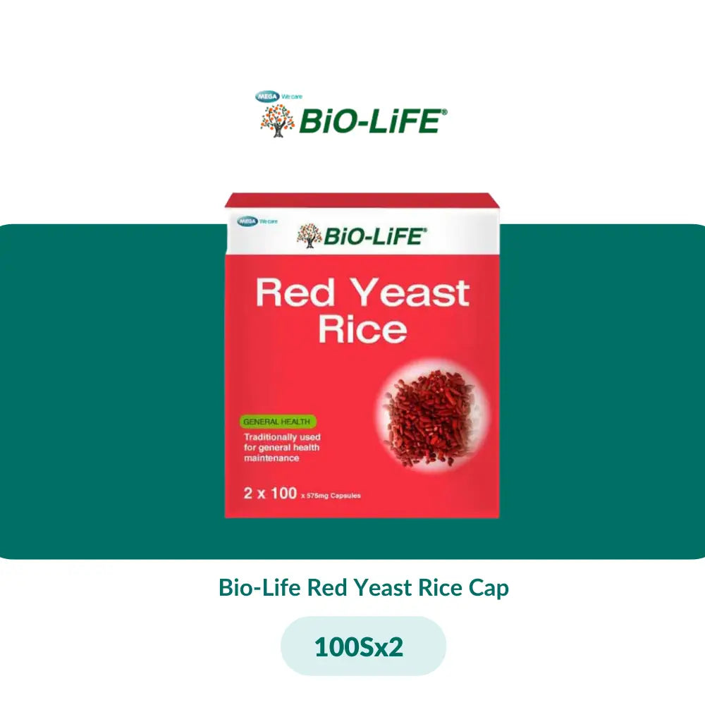 Bio-Life Red Yeast Rice Cap (30Sx2/100Sx2) - 100Sx2