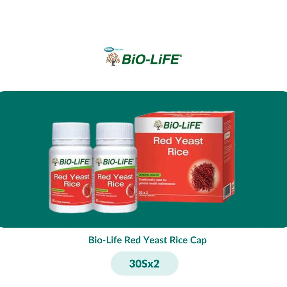 Bio-Life Red Yeast Rice Cap (30Sx2/100Sx2) - 30Sx2