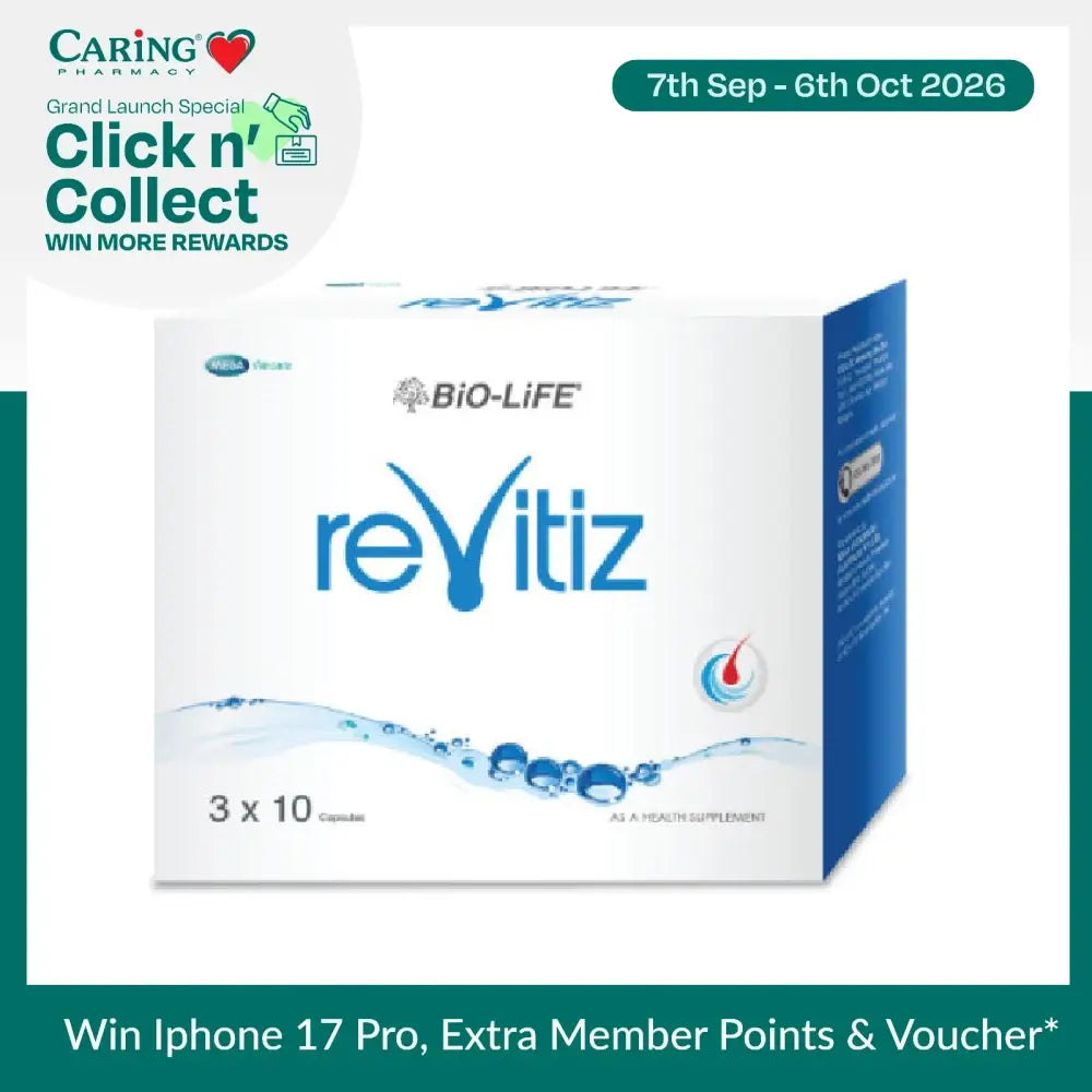 Bio-Life Revitiz supplement in a box containing 30 capsules for health and wellness support