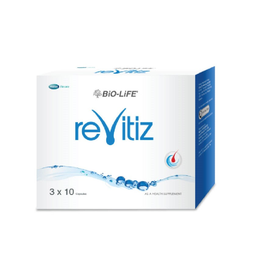 Bio-Life Revitiz supplement in a box containing 30 capsules for health and wellness support