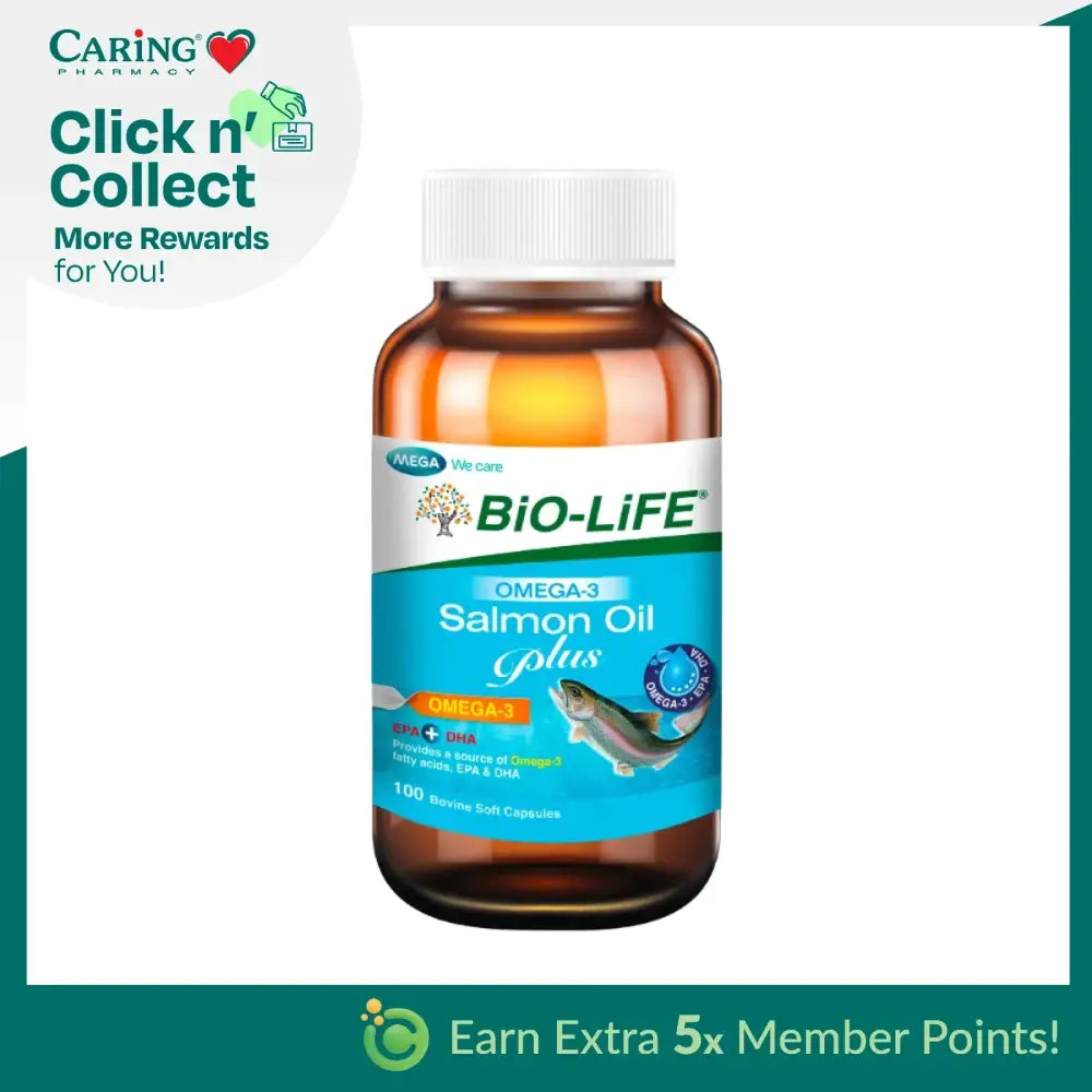 BIO-LIFE SALMON OIL PLUS 100S