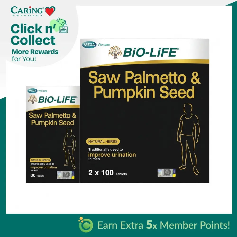 Bio-Life Saw Palmetto 100Sx2 + 30S