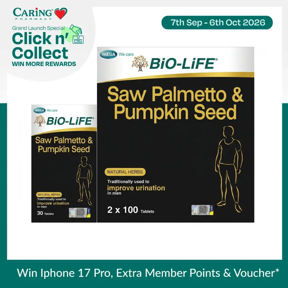 Bio-Life Saw Palmetto 100Sx2 + 30S
