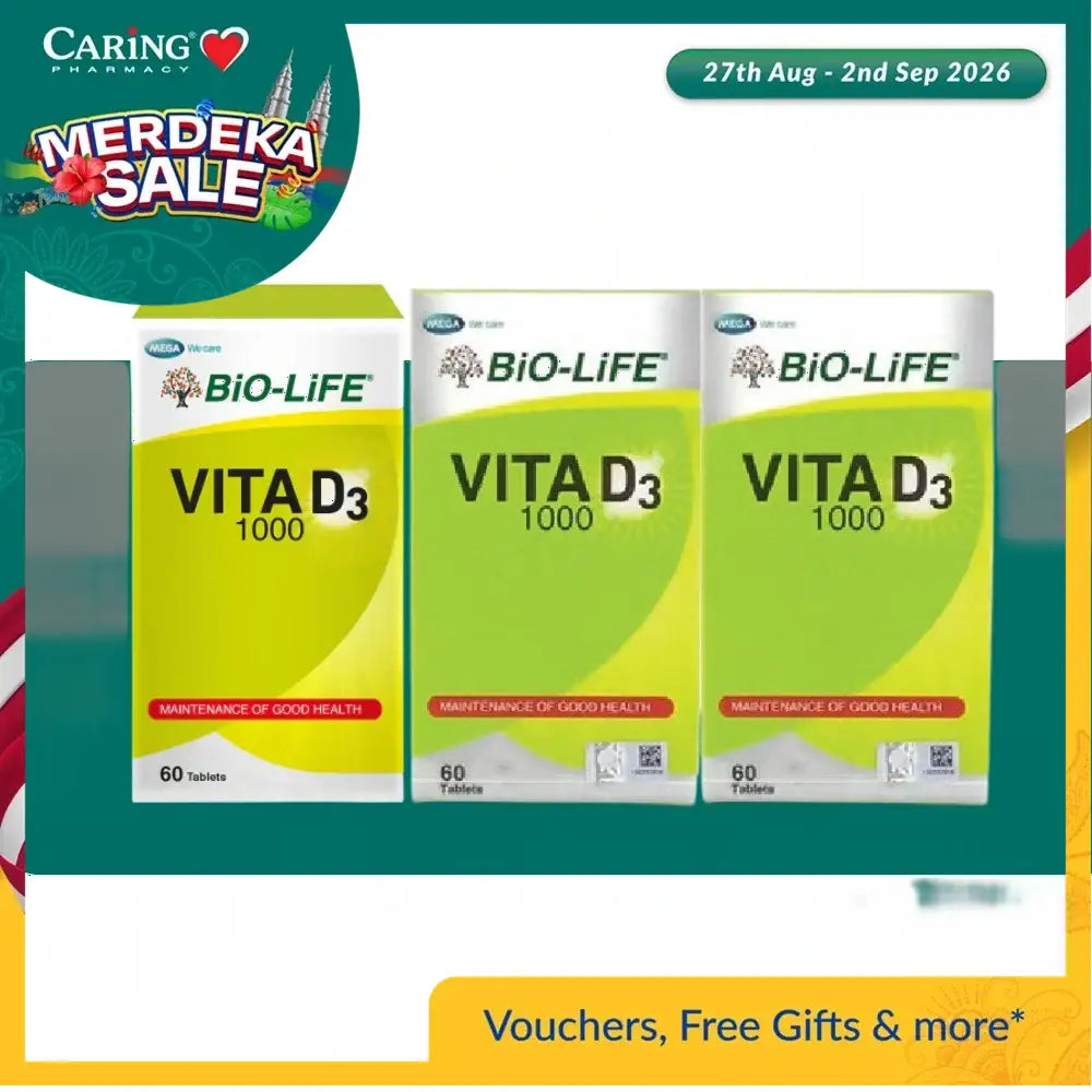 Bio-Life Vita D3 1000 (60S/2x60s)
