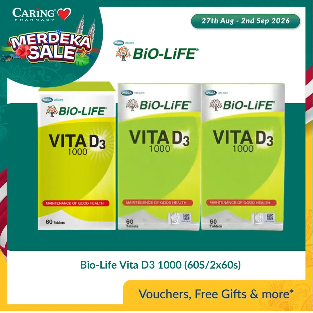 Bio-Life Vita D3 1000 (60S/2x60s)