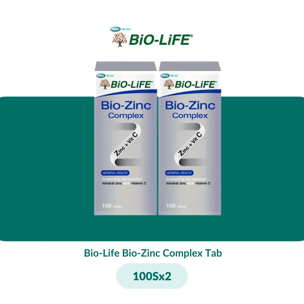 Bio-Life Bio-Zinc Complex Tab (30Sx2/100Sx2) - 100S X 2