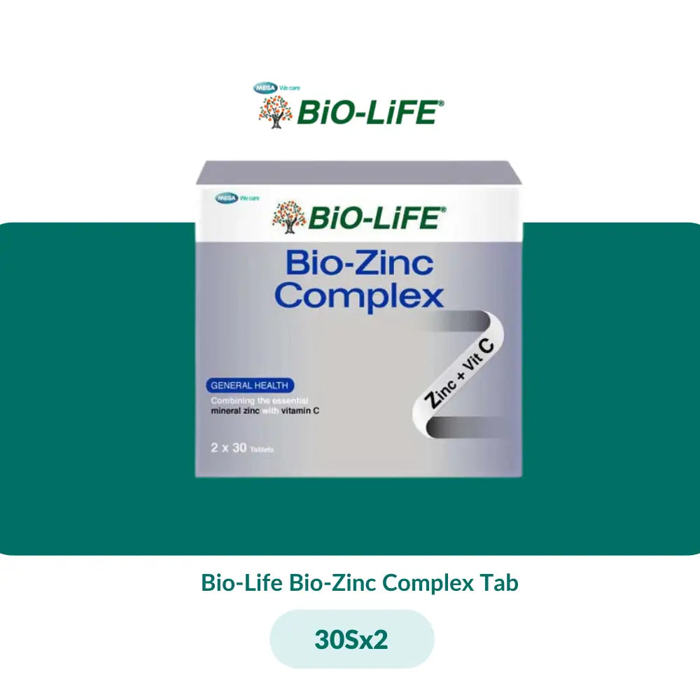 Bio-Life Bio-Zinc Complex Tab (30Sx2/100Sx2) - 30S X 2