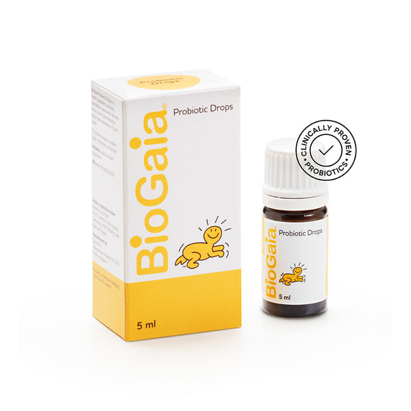 BioGaia probiotic drops 5ml in a box for digestive health support and gut wellness
