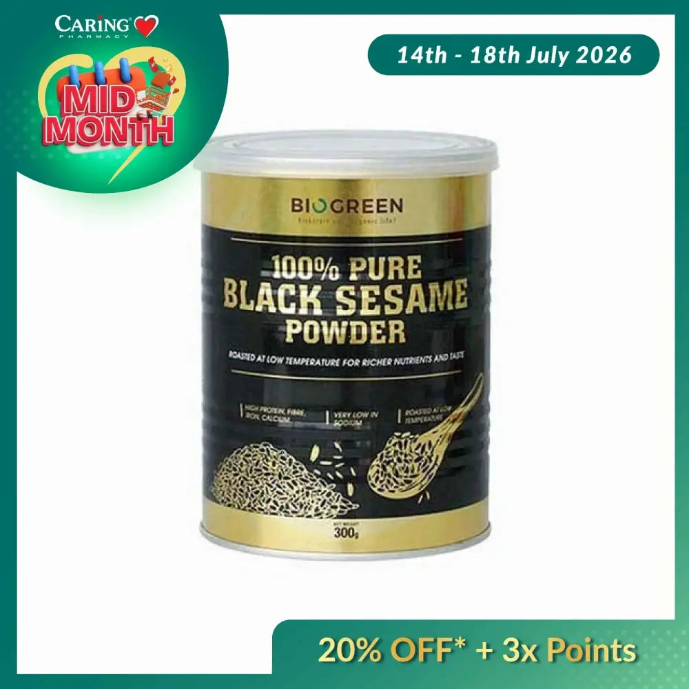 BIOGREEN 100% PURE BLACK SESAME PWD 300G