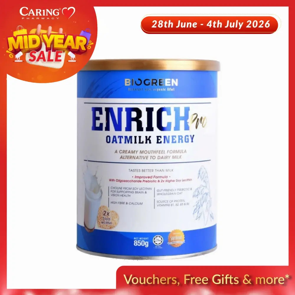 BIOGREEN ENRICH PRO OATMILK ENERGY 850G