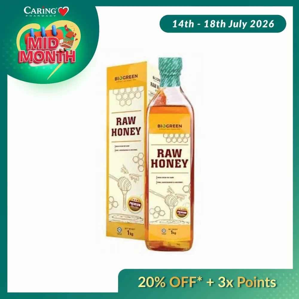 BIOGREEN ENZYME RAW HONEY 1KG