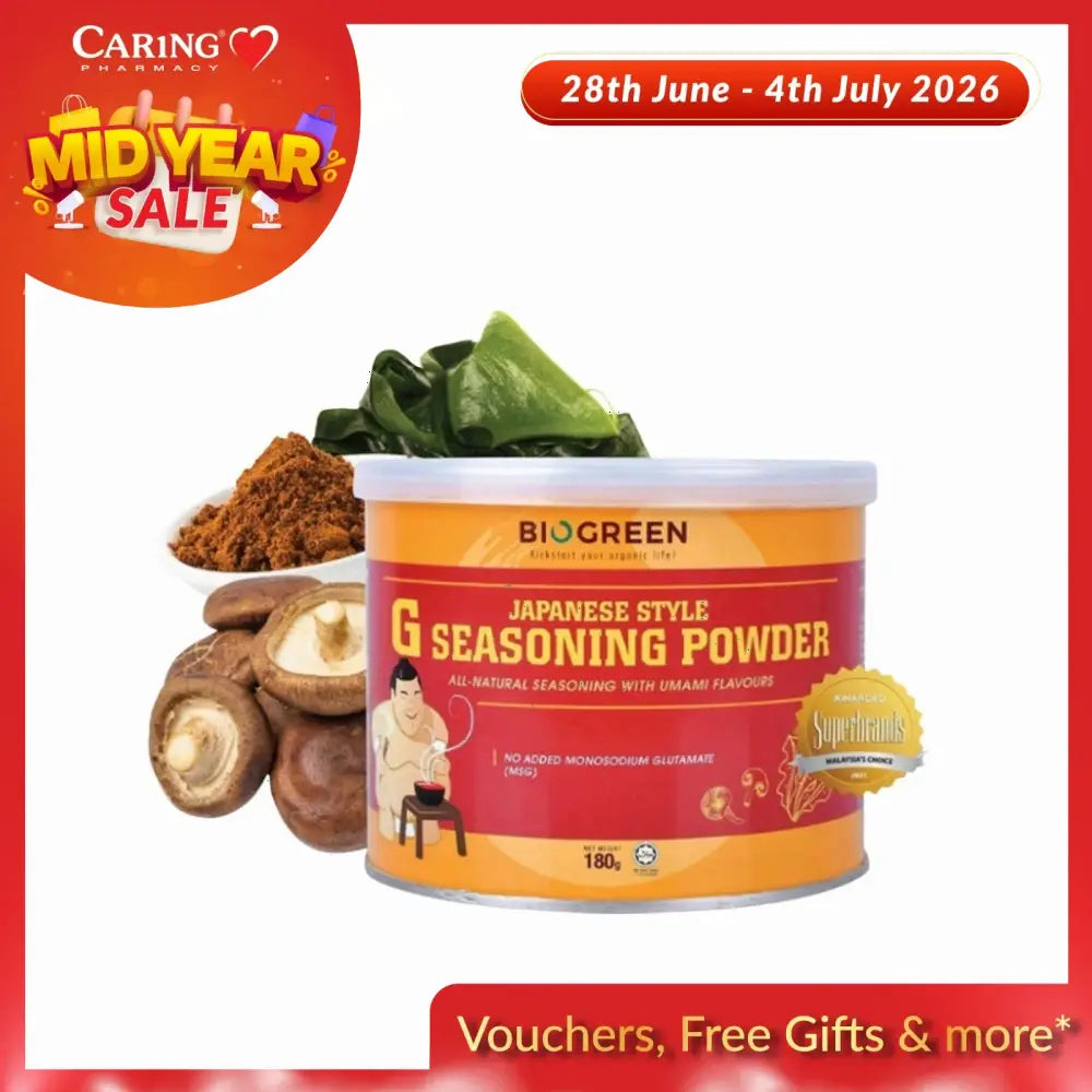 BIOGREEN G SEASONING POWDER 180G