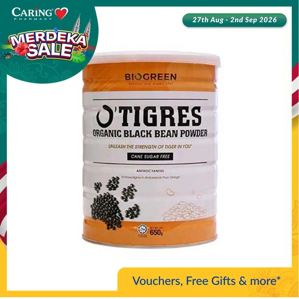 BIOGREEN O TIGRES BLACK BEAN POWDER CANE SUGAR