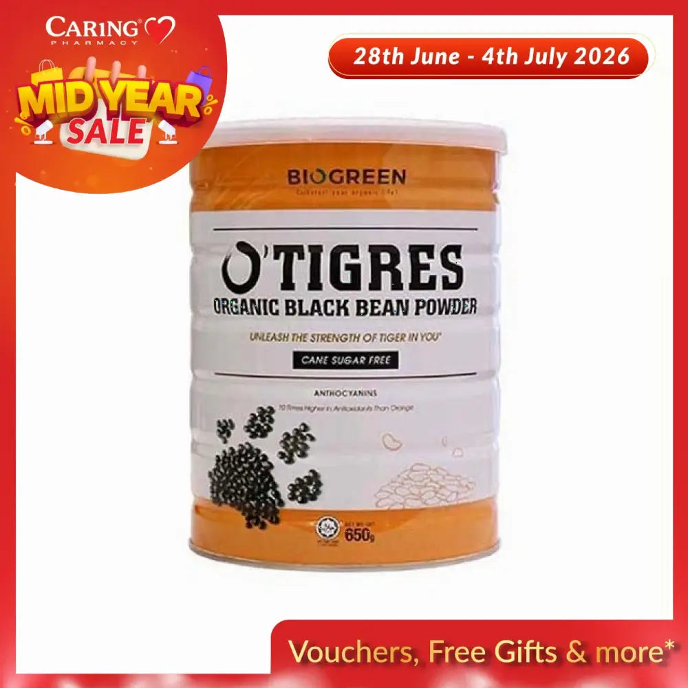 BIOGREEN O TIGRES BLACK BEAN POWDER CANE SUGAR
