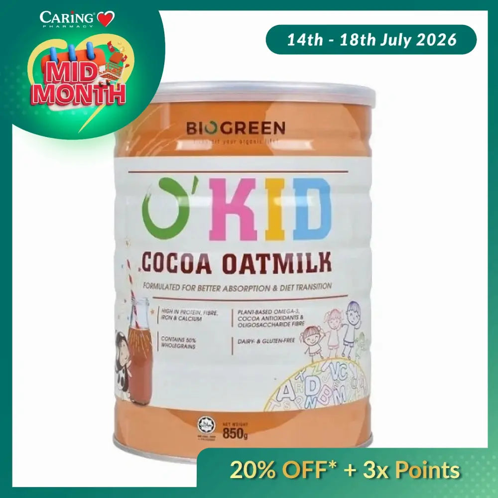 BIOGREEN OKID COCOA OATMILK 850G