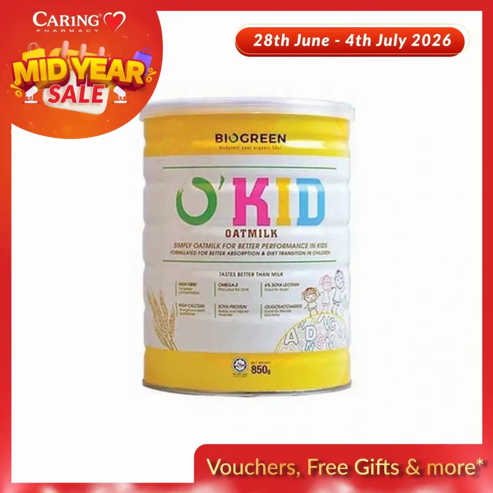 BIOGREEN OKID OATMILK 850G