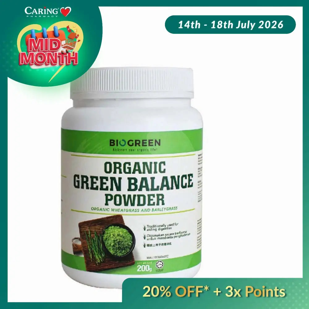 BIOGREEN ORGANIC GREEN BALANCE 200G