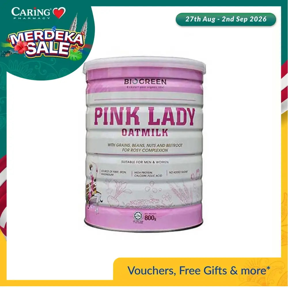 BIOGREEN PINK LADY OATMILK 800G