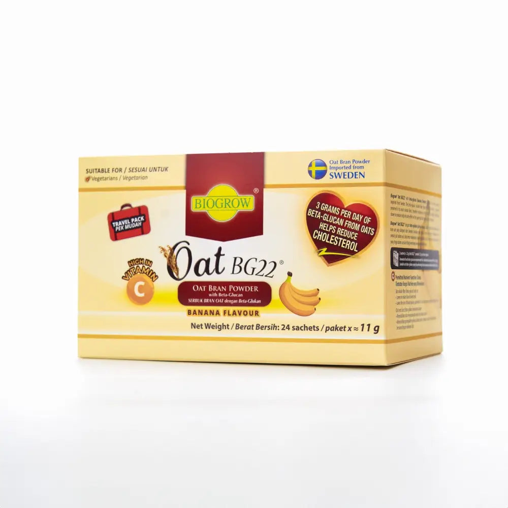 BIOGROW OAT BG22 BANANA FLAVOR 11G 24S
