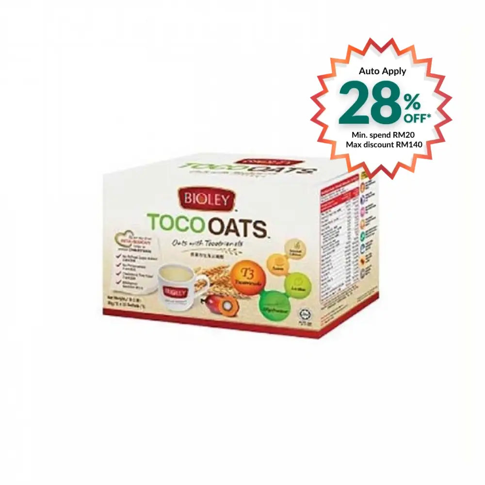 BIOLEY TOCO OATS (NEW IMPROVED FORMULA) 30G 15S