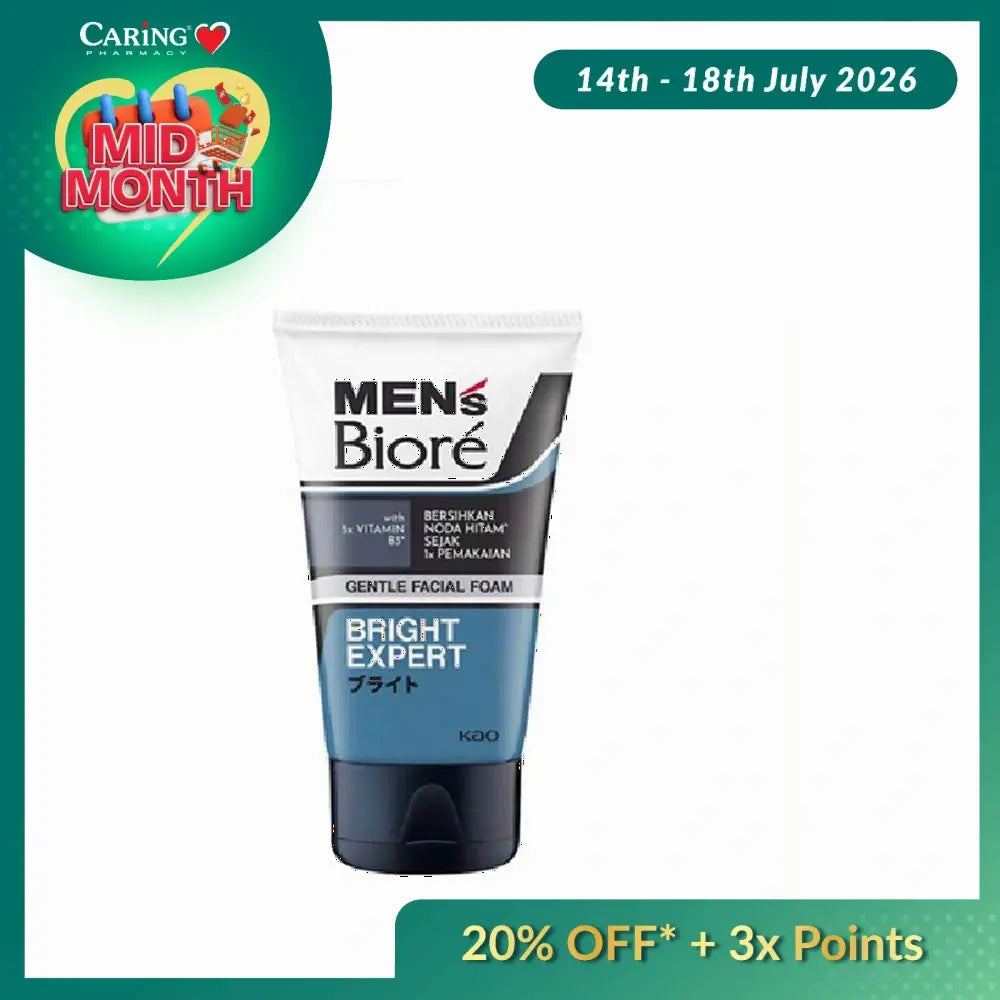 BIORE MENS NON SCRUB BRIGHT EXPERT 100G
