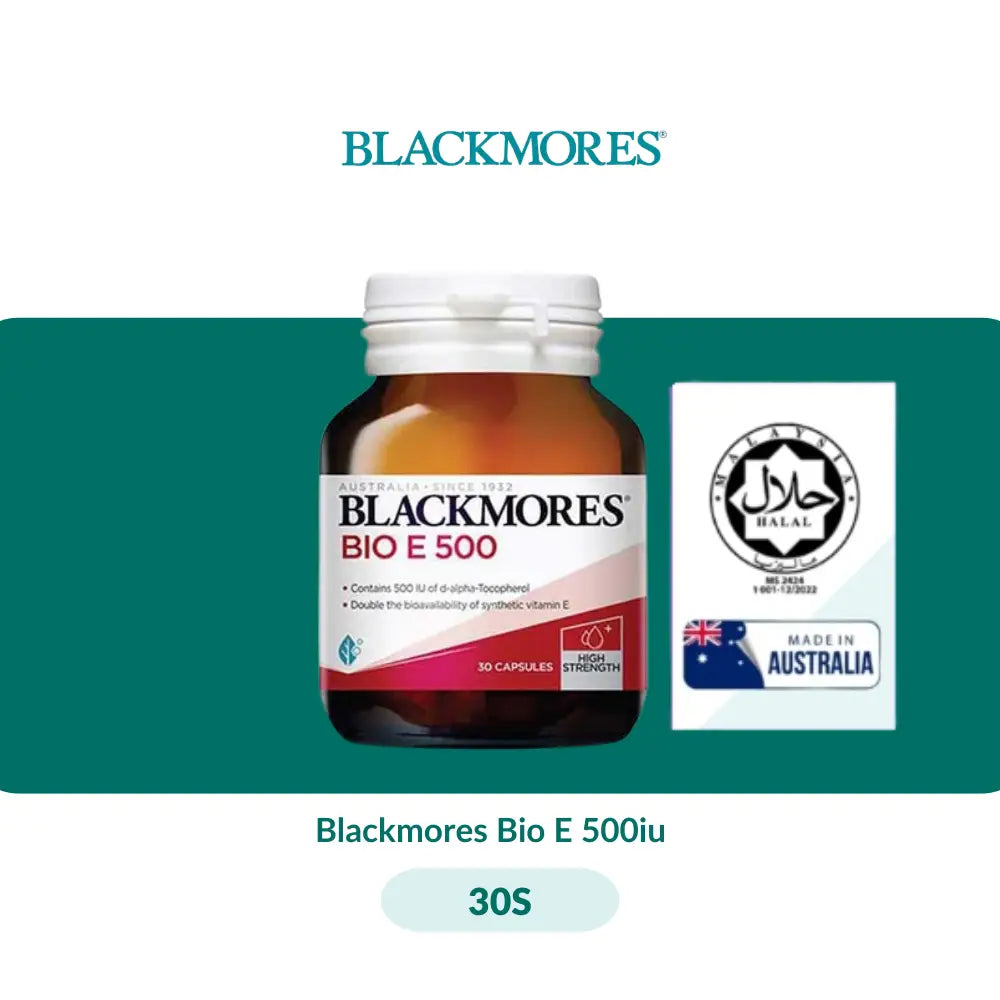 Blackmores Bio E (500iu 30S/250iu 60S) - 500iu 30s