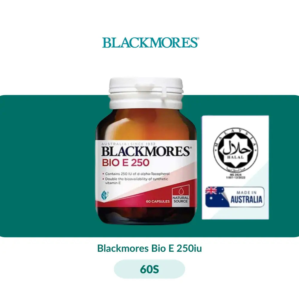 Blackmores Bio E (500iu 30S/250iu 60S) - 250iu 60s
