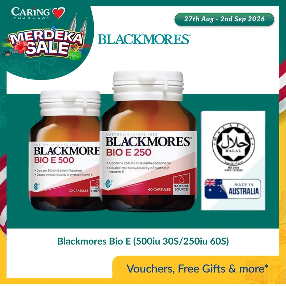 Blackmores Bio E (500iu 30S/250iu 60S)