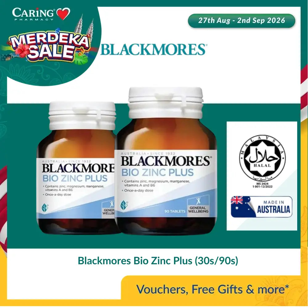 Blackmores Bio Zinc Plus Advanced (30s/90s)