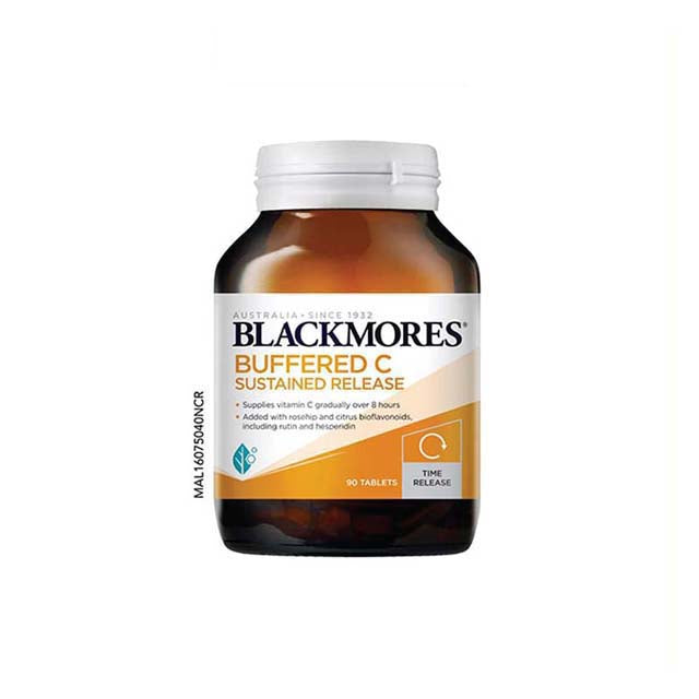 Blackmores Buffered C 90 tablets for sustained vitamin C release and immune support
