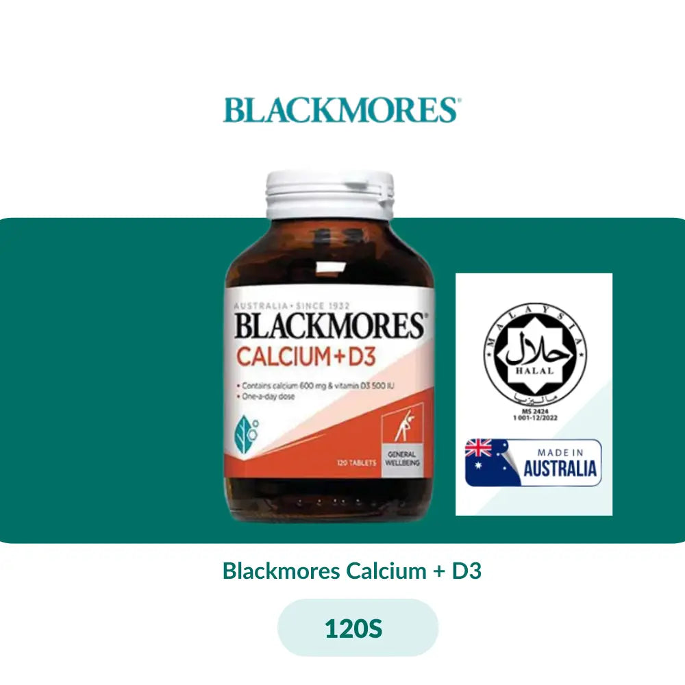 Blackmores Calcium + D3 (30s/60s/120s) - 120S