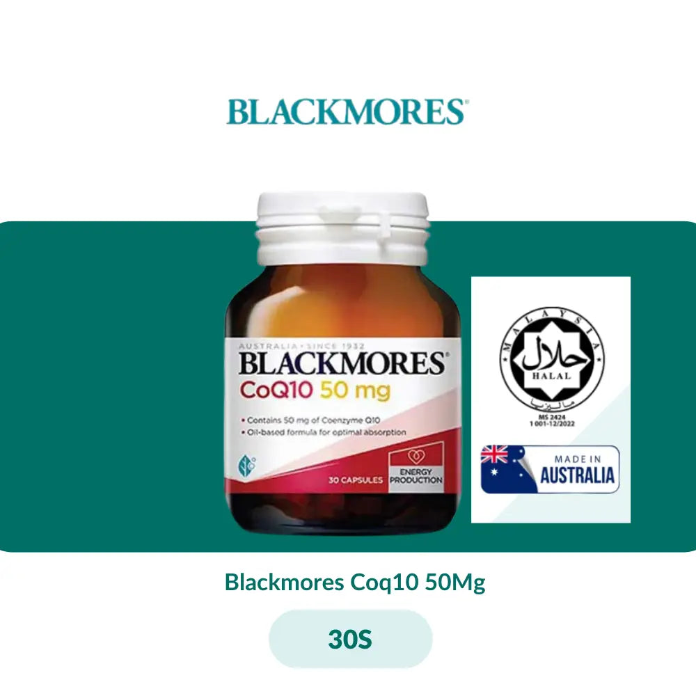 Blackmores Coq10 50Mg (30s/120s) - 30S