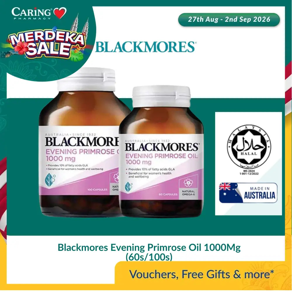 Blackmores Evening Primrose Oil 1000Mg (60s/100s)