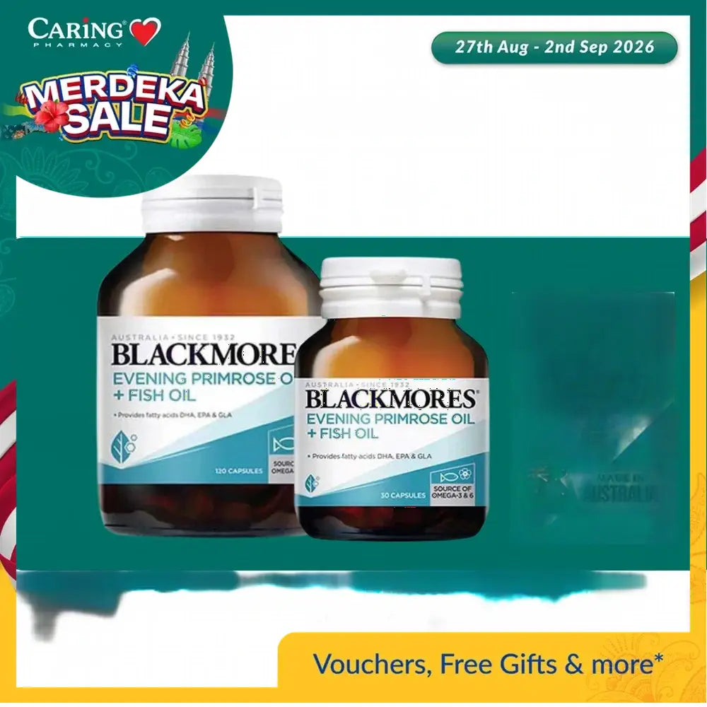 Blackmores Evening Primrose Oil + Fish Oil (30s/120s) - Supplements