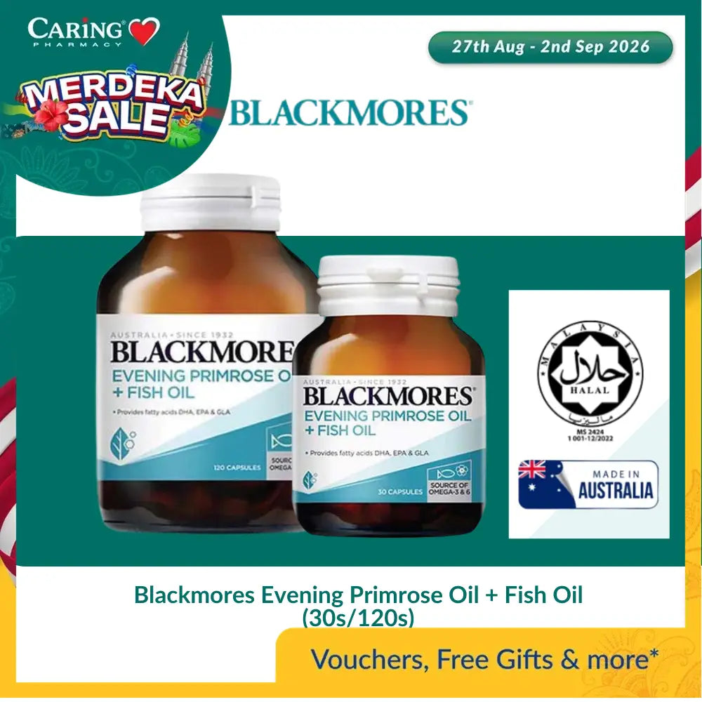 Blackmores Evening Primrose Oil + Fish Oil (30s/120s) - Supplements