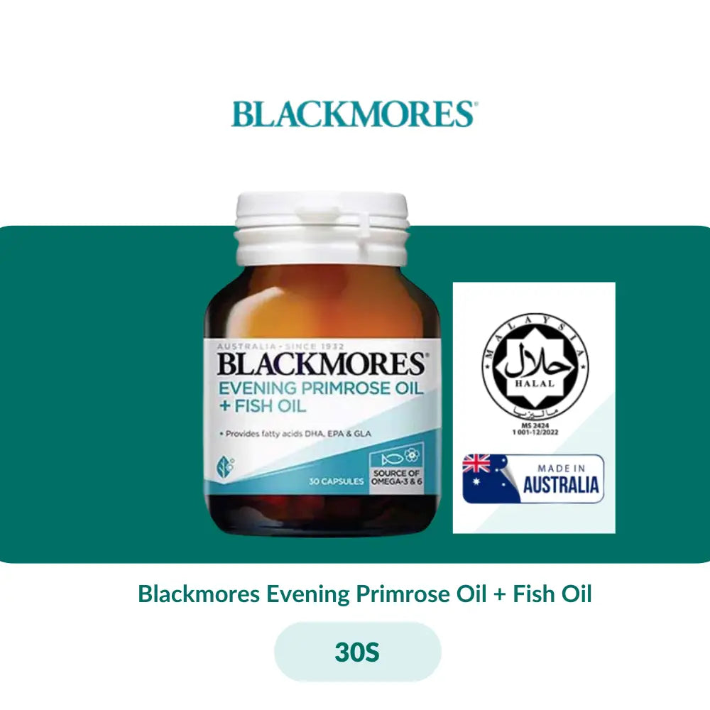Blackmores Evening Primrose Oil + Fish Oil (30s/120s) - 30S - Supplements